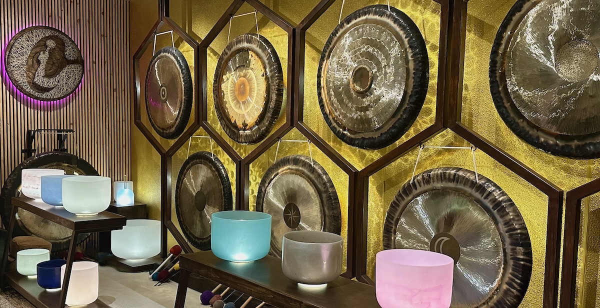 Soundbath Center Gong Wall